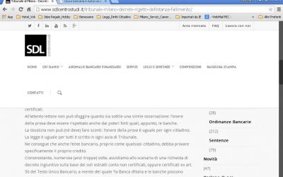 SDL Centrostudi – Analisi Sentenze Pubblicate