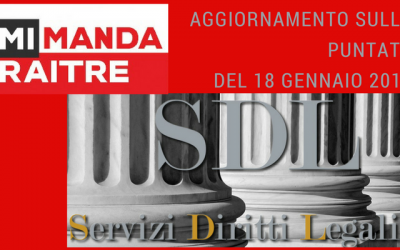 Mi manda RaiTre vs SDL Centrostudi. La diffida!