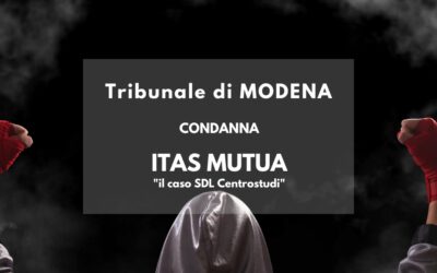 ITAS Mutua condannata su Modena
